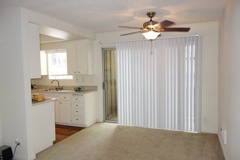 Studio one bathroom apartment floorplan